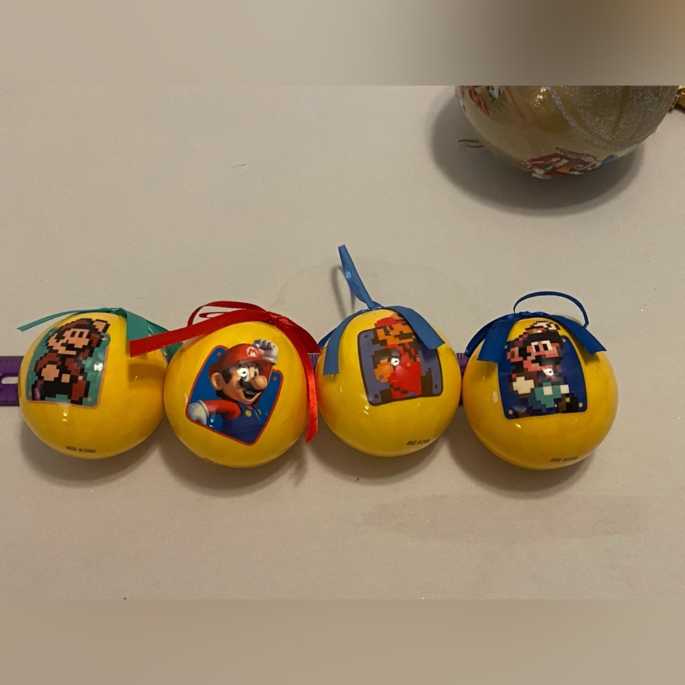 Nintendo Ornament Set. Excellent Collection.